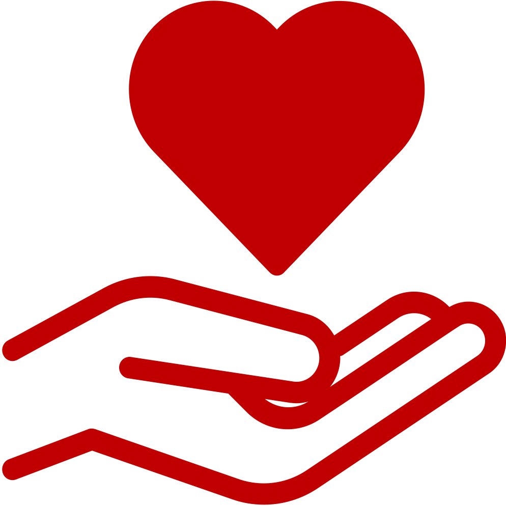 hand and heart icon